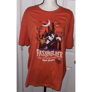 Disney Mickey's Passholder Not So Scary Halloween Party 2019 Men's T-Shirt 2XL